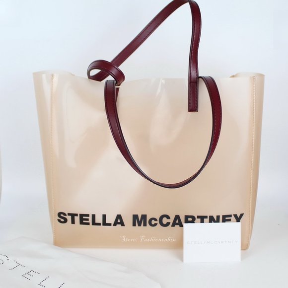 NWT Stella McCartney Logo PVC Tote - Picture 2 of 15